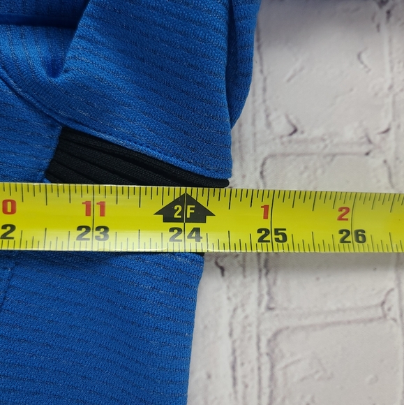 Nike Golf Men's XL AeroReact 1/2 Zip Long Sleeved Pullover Top Blue - Picture 7 of 9